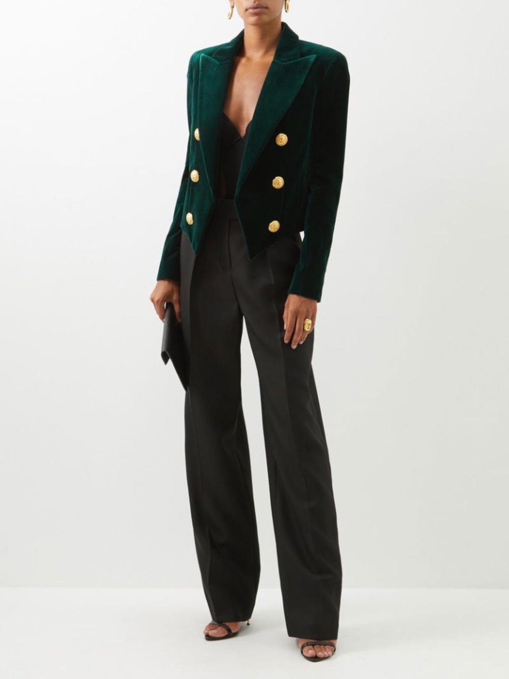 Balmain Spencer Jacket Cropped Blazer